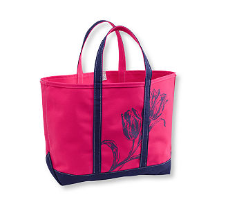 L.L. Bean Summer Garden Boat and Tote 